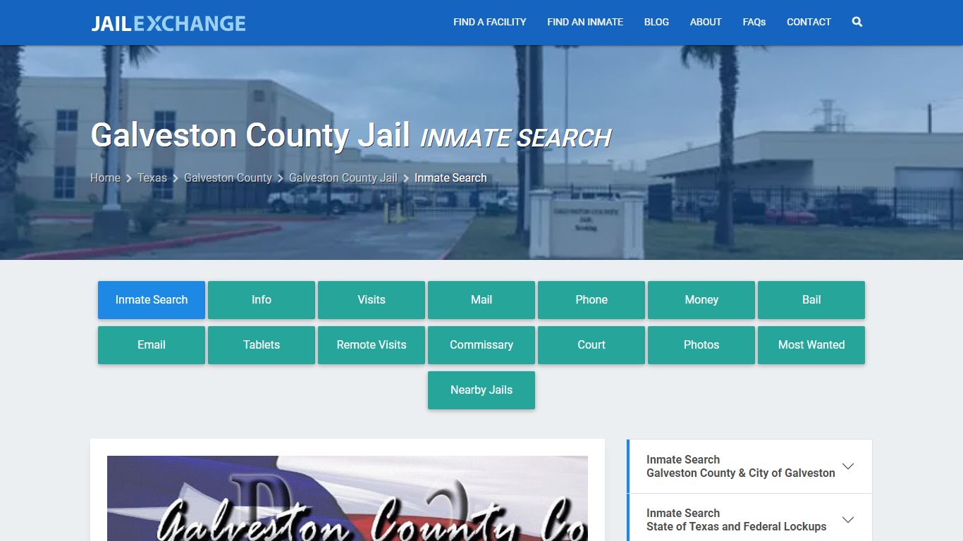 Inmate Search: Roster & Mugshots - Galveston County Jail, TX